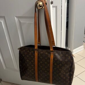 Louis Vuitton Dark Brown Monogram Travel Tote